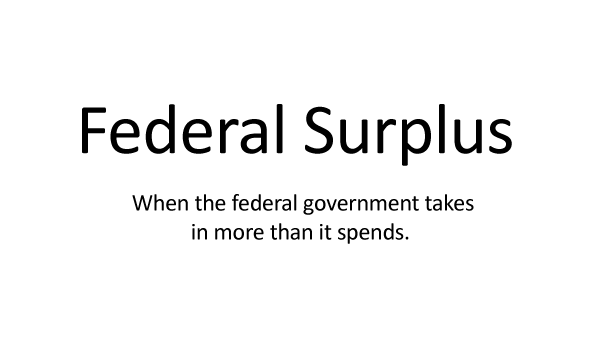 Federal Surplus