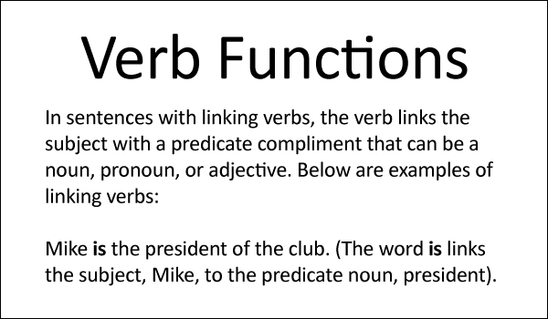 Verb Functions