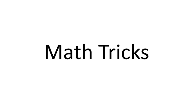 math-tricks